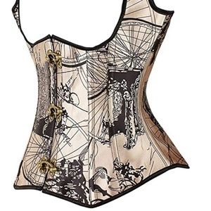 Vintage Corset - Steampunk Tesla Steel Boned